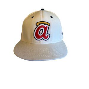 The Game Pro Baseball Cap With Embroidered A Logo White Size M
